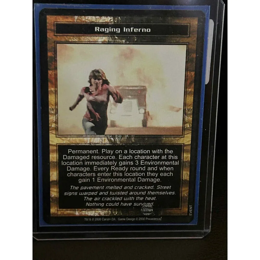 Raging Inferno Base Set Terminator Light Play Trading Card